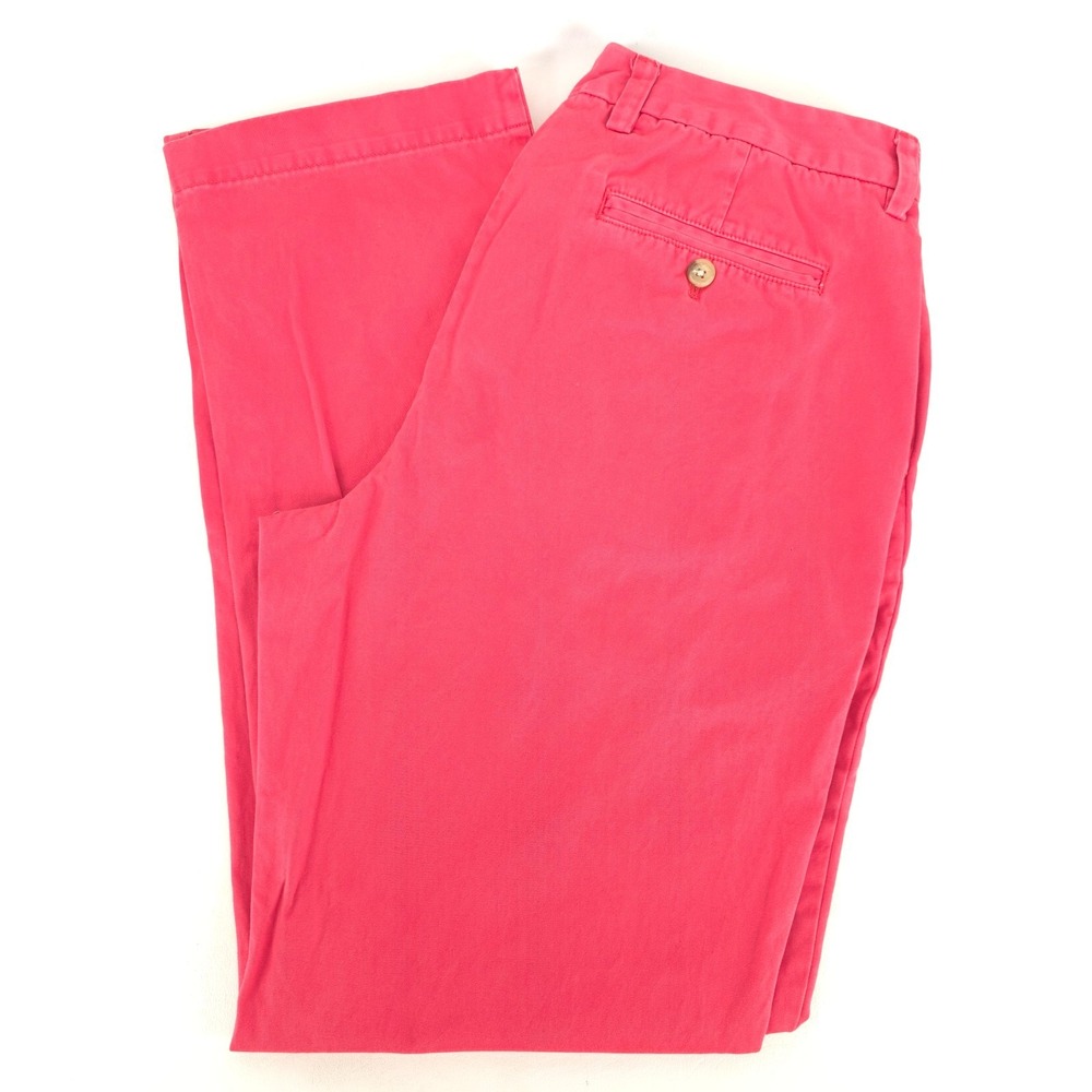Vineyard Vines Slim Breaker Chino Pants Men's 32x31 (34x32) Nantucket Red 1P1236